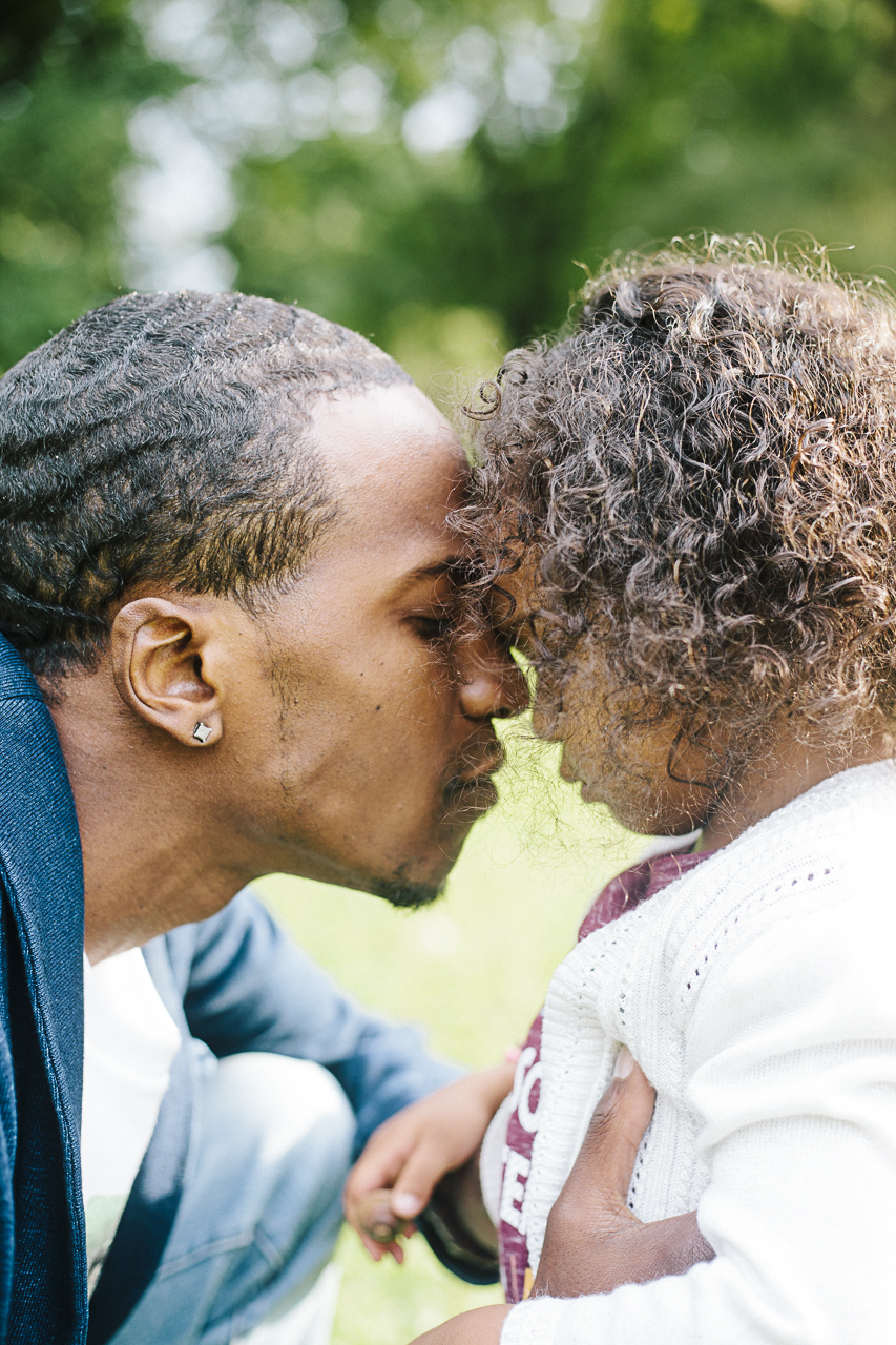 Father with his Daughter at the Park in Binghamton NY